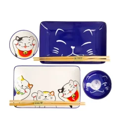 Coffret sushi Kawaii Lucky cat