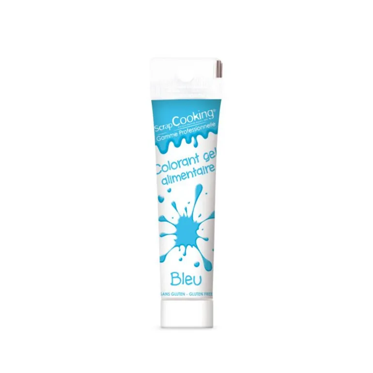 Colorant alimentaire en gel bleu ScrapCooking