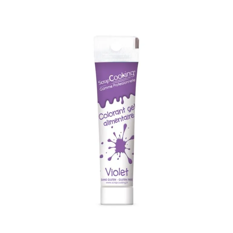 Colorant alimentaire en gel violet ScrapCooking