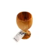 Coquetier en bois d'olivier