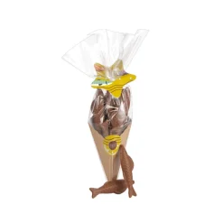 Cornet de sardines en chocolat au lait et caramel Maison Guinguet
