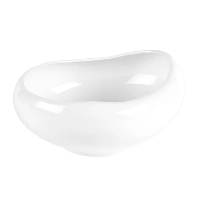 Coupelle organique en porcelaine 19x18 cm Table Passion