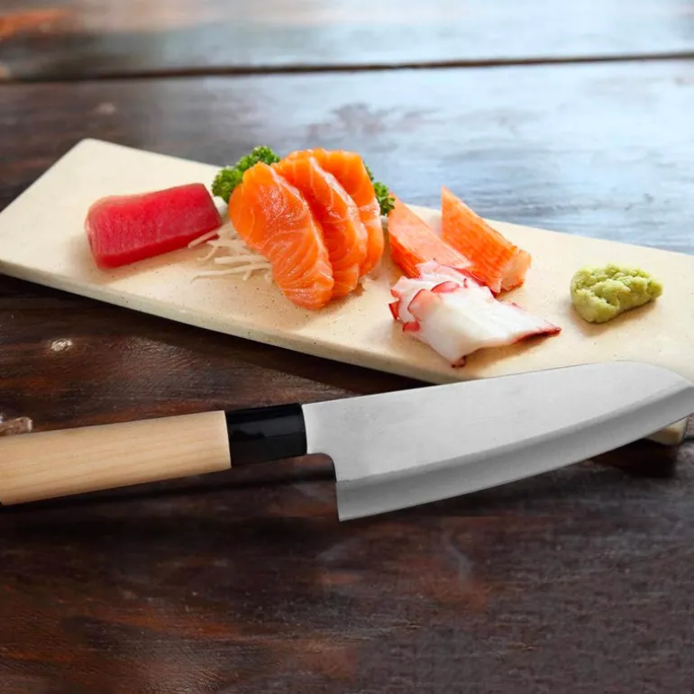 Couteau Santoku acier 16,5cm