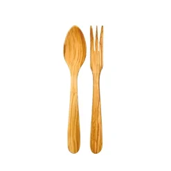 Couverts à salade parisien en bois 30cm Chevalier Diffusion
