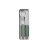 Couverts en inox vert Slim Box Monbento