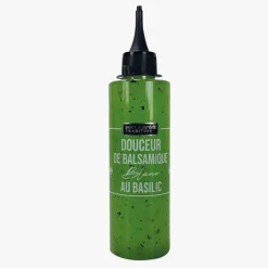 Crème balsamique blanc basilic