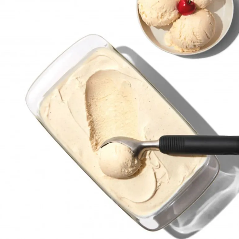 Cuillère à glace noir et inox