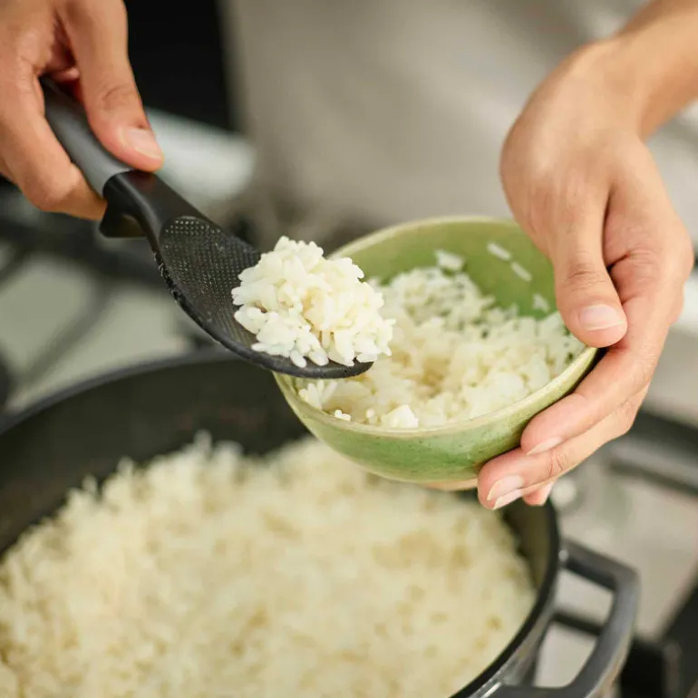 Cuillère à riz avec repoisoir