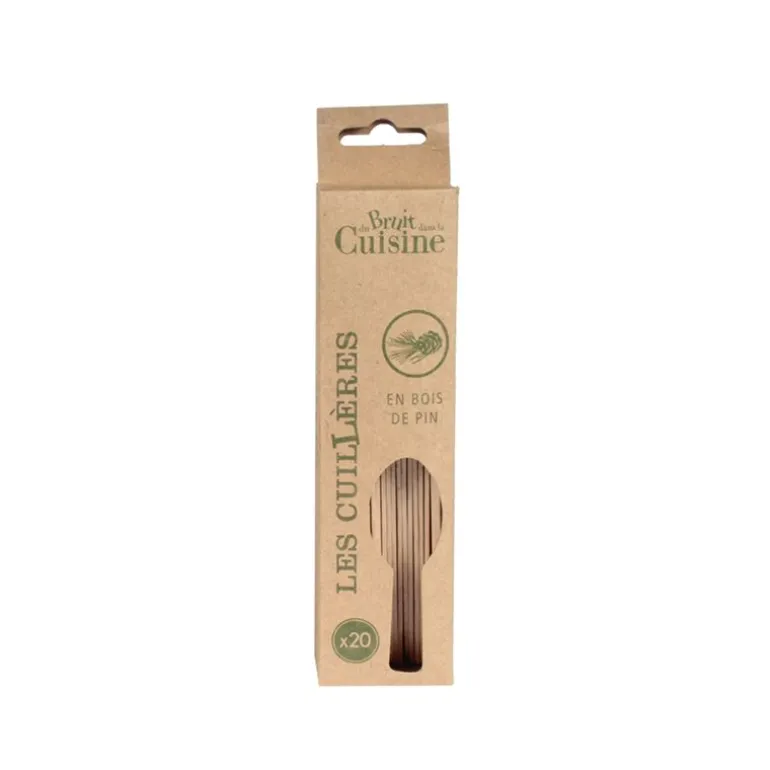 Cuillère en bambou x20