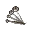 4 cuillères-mesures en inox