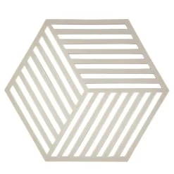Dessous de plat hexagone gris clair Lyngby