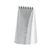 Douille à bûche cannelée 6 dents inox 20x3mm Gobel