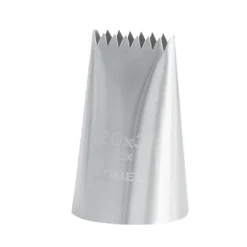 Douille à bûche cannelée 6 dents inox 20x3mm Gobel