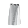 Douille à bûche cannelée 6 dents inox 20x5mm Gobel