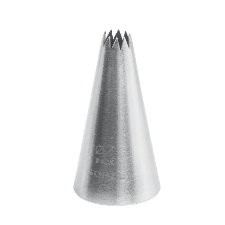 Douille à petits fours 10 dents inox 7 mm Gobel