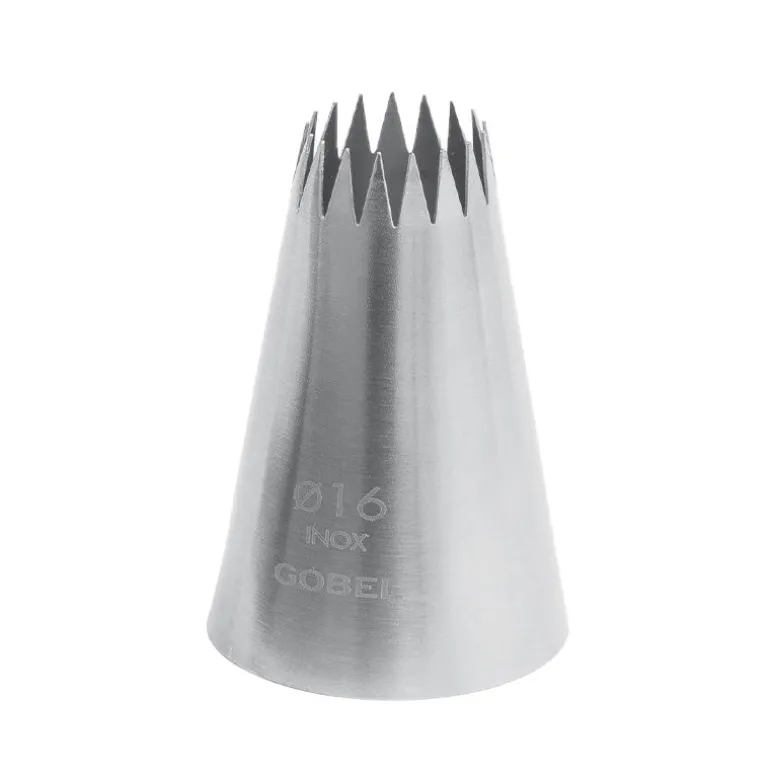 Douille à petits fours 10 dents inox 1,6 mm Gobel