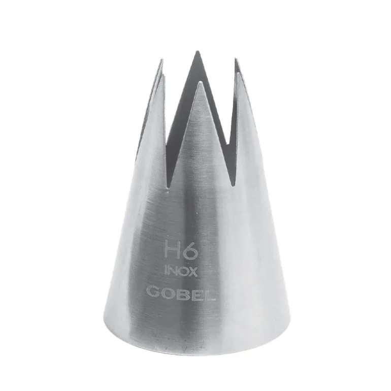 Douille cannelée 6 dents inox 23mm Gobel