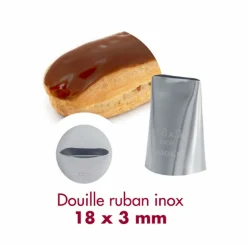 Douille ruban inox 18x3mm Gobel