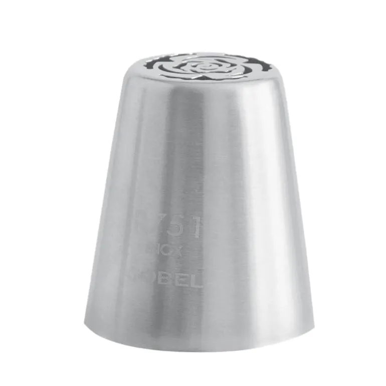 Douille russe fleur R751 inox 25mm Gobel