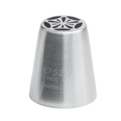 Douille russe fleur R752 inox 25mm Gobel