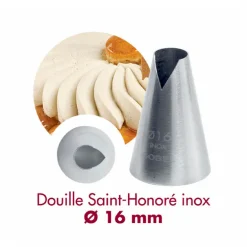Douille Saint-Honoré inox 16 mm Gobel