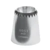 Douille sultane cannelée inox 30mm Gobel