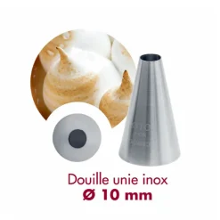Douille unie inox 10 mm Gobel