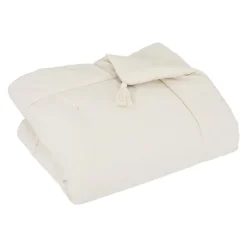 Edredon Velours blanc ivoire150x150