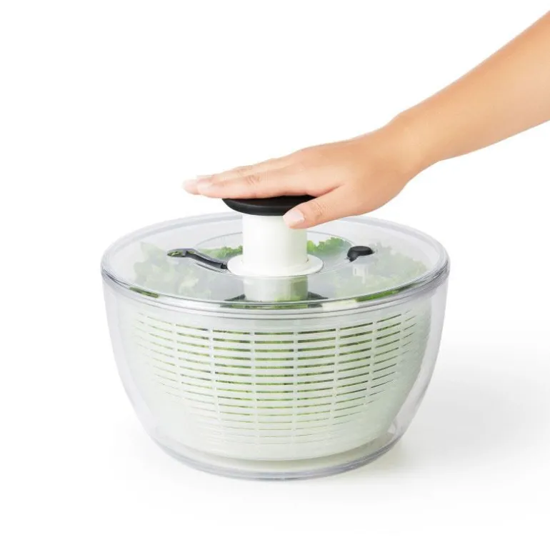 Essoreuse à salade avec poussoir 26 cm Oxo