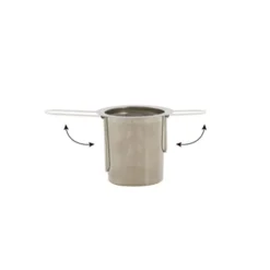 Filtre à thé inox poignée pliable