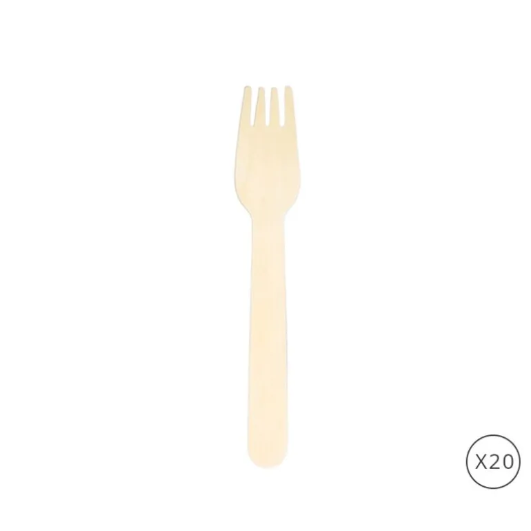 Fourchettes en bois x20