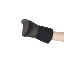 Gant en silicone anti-chaleur noir