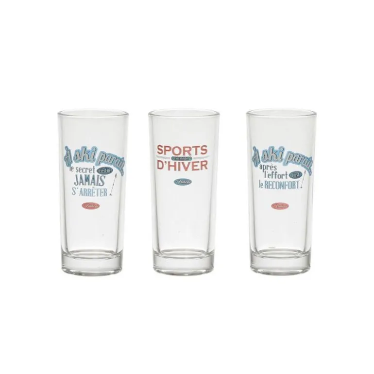 3 gobelets SPORT D'HIVER 24cl