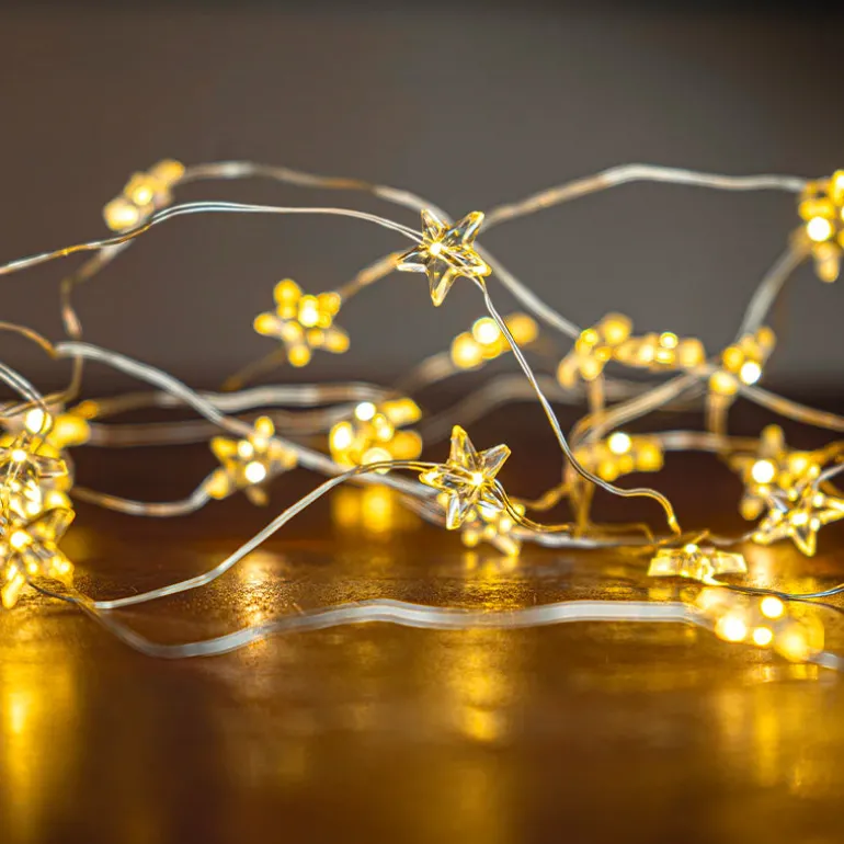 Guirlande étoiles 40 LEDS 3,9m