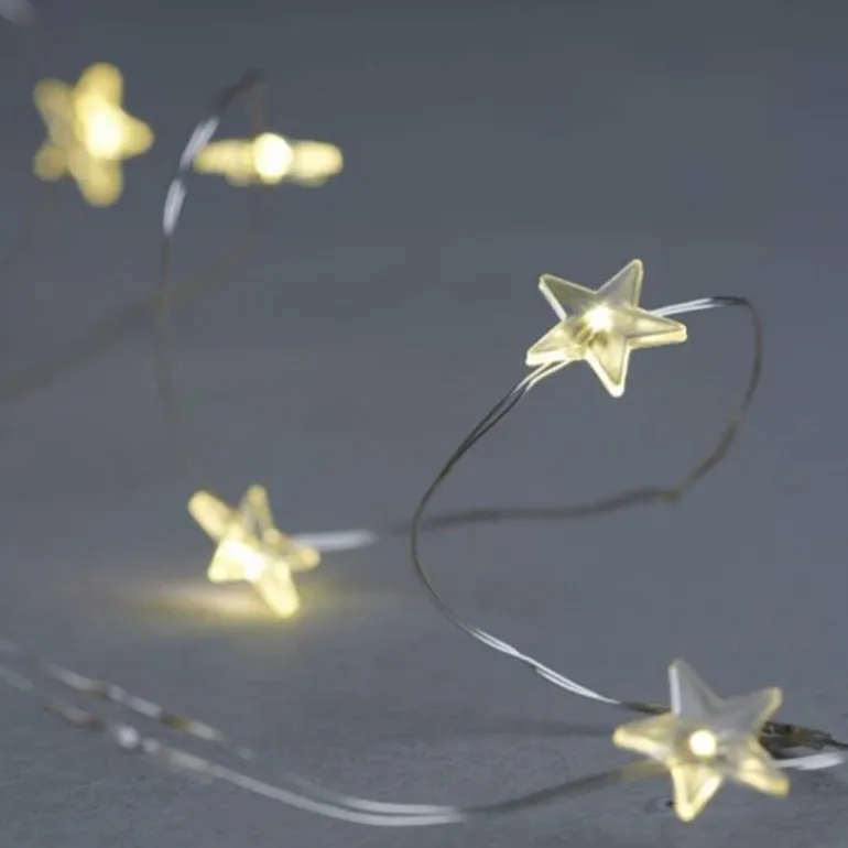 Guirlande étoiles 40 LEDS 3,9m