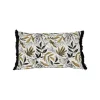 Housse coussin solor jaune 50x30cm