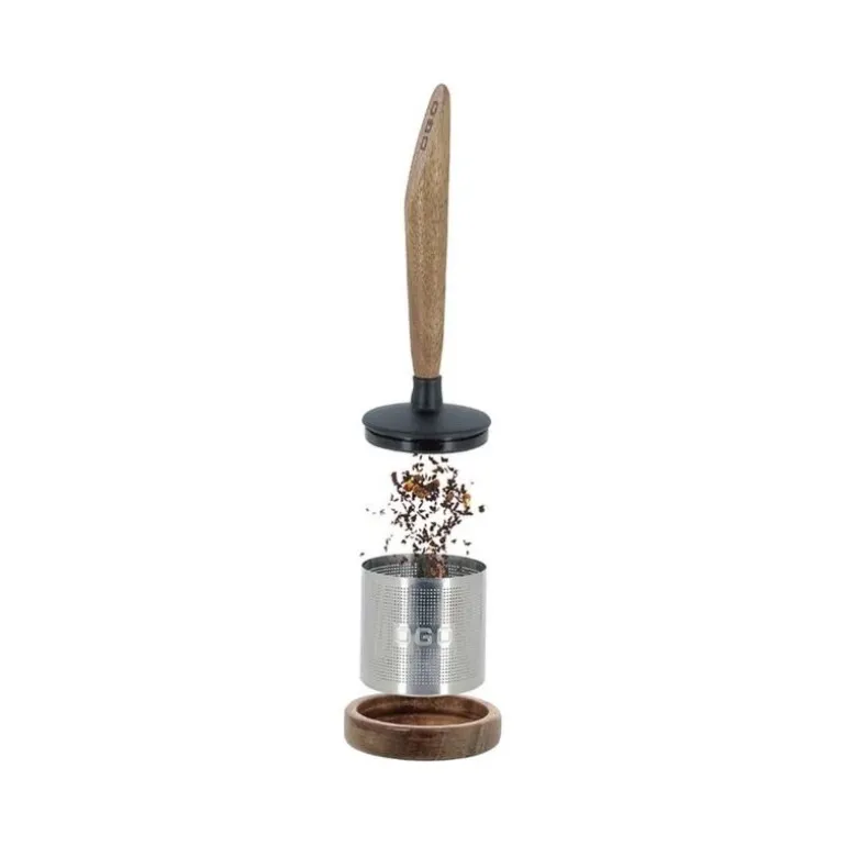 Infuseur à thé avec support en bois