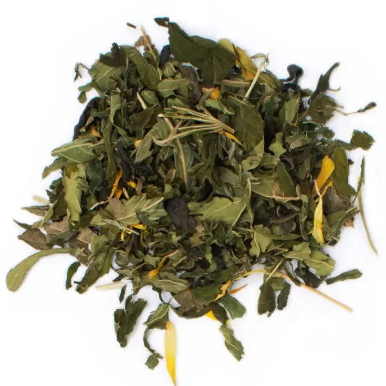Infusion thé vert framboise bio la vie est belle 30g chanvre CBD Terre d'Oc
