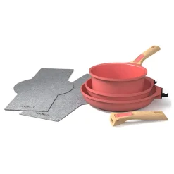 Kit cuisine 7 pièces rose Cookut