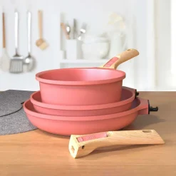 Kit cuisine 7 pièces rose Cookut