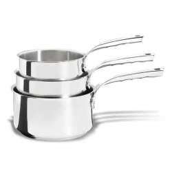 Lot 3 casseroles Inox MILADY