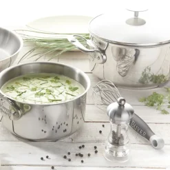 Lot 3 casseroles Inox MILADY