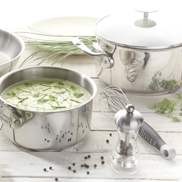 Lot 3 casseroles Inox MILADY
