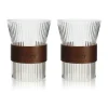 Lot 2 tasses Karl avec bois 250ML