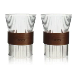 Lot 2 tasses Karl avec bois 250ML
