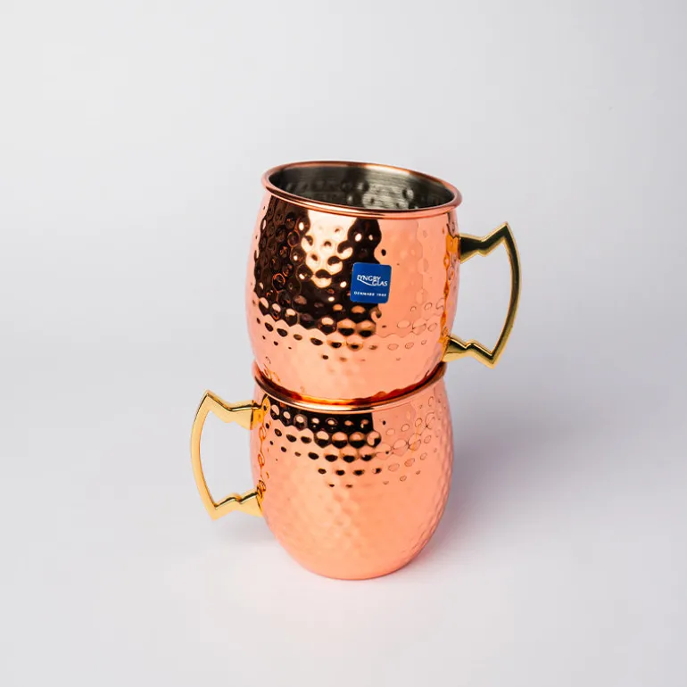 Lot de 2 mug Moscow mule cuivre 55c