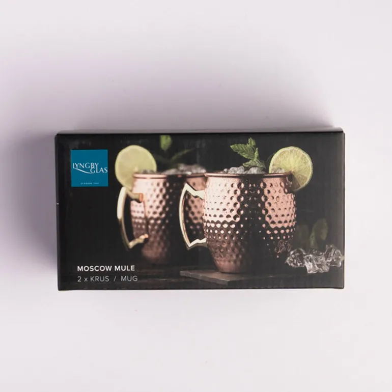 Lot de 2 mug Moscow mule cuivre 55c