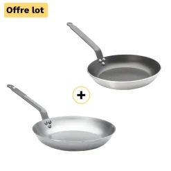 Lot de 2 poêles 28 cm De Buyer