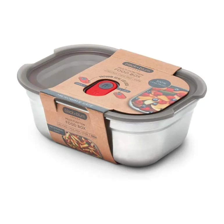 Lunch box multi-fonctions acier inoxydable 600 mL Black et Blum