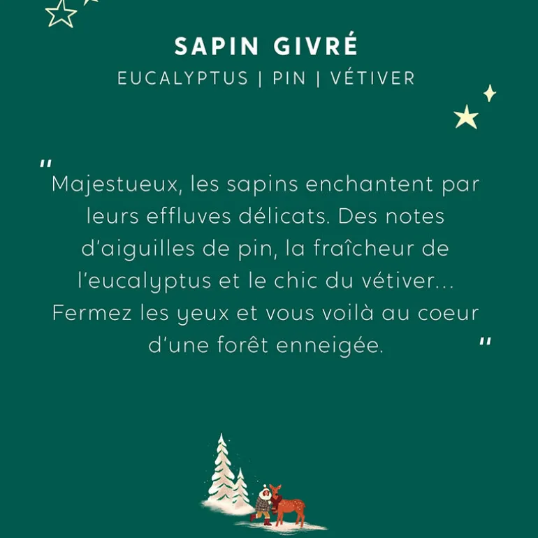 Mini bougie à suspendre sapin